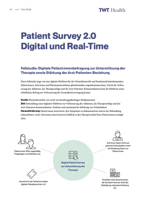 Patient Survey 2.0 Digital und Real-Time